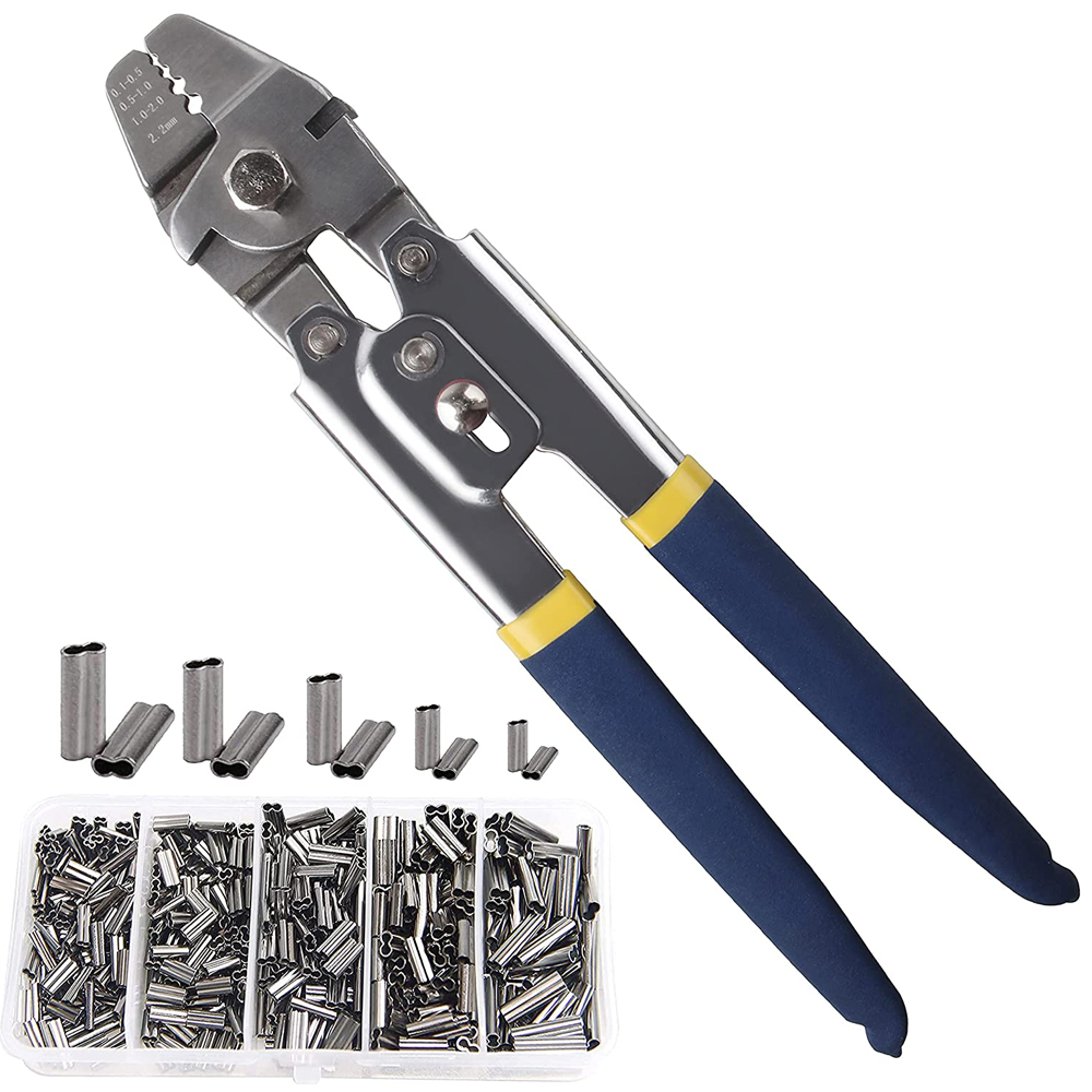 Leader Line - 300Pcs Crimp ตกปลาชุด Crimping คีม Heavy
