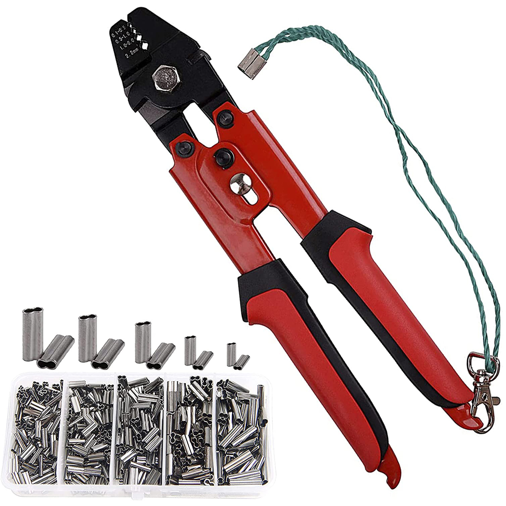 300Pcs Crimp ตกปลาชุด Crimping - Leader Line บทวิจารณ์และราคา