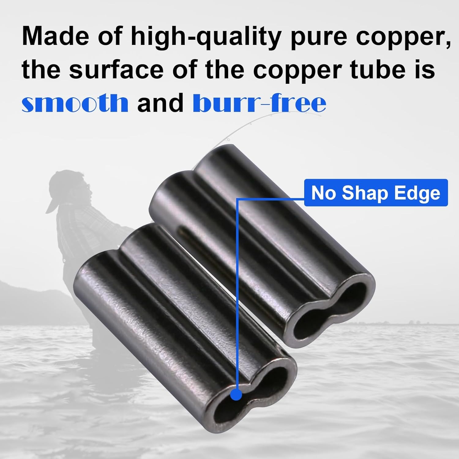 ทองแดง Double Barrel CRIMP Sle - Monofilament Line บทวิจารณ์และราคา